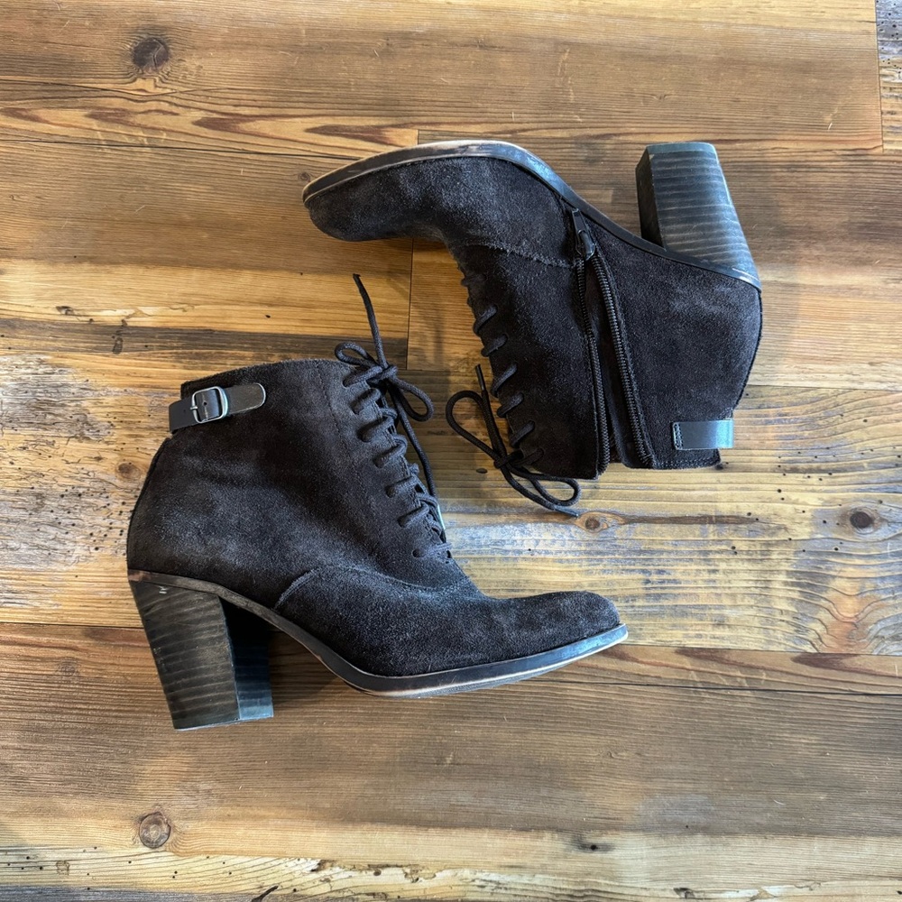 Free People Brown Booties